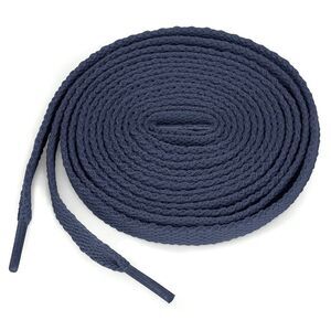 5 Pairs High Durability Athletic Unisex Flat Shoelaces for Sneakers Navy Blue